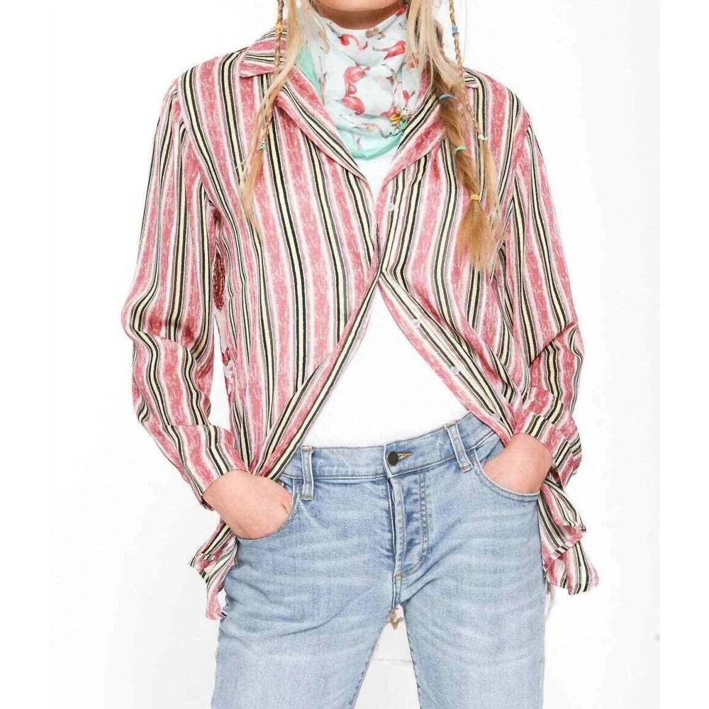 NEW ARATTA era resort shirt in stripe red
